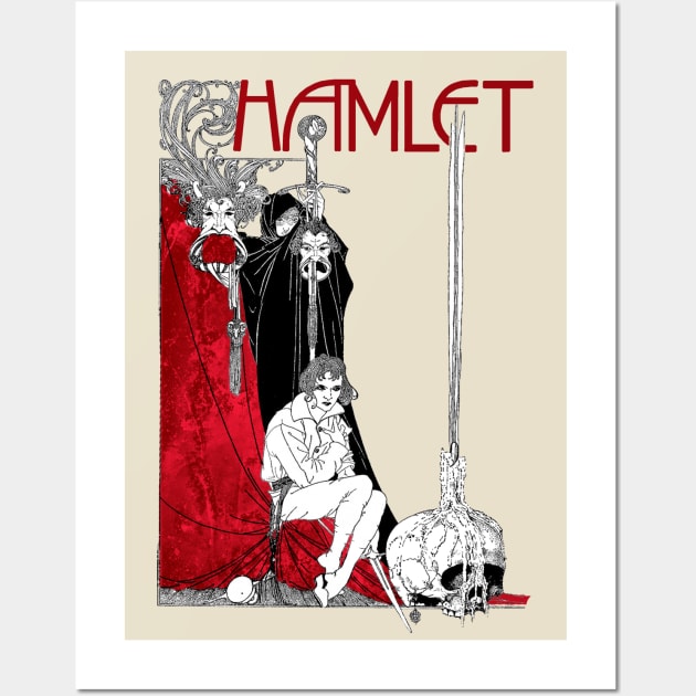 The Tragedy Of Hamlet - Shakespeare Wall Art by The Blue Box